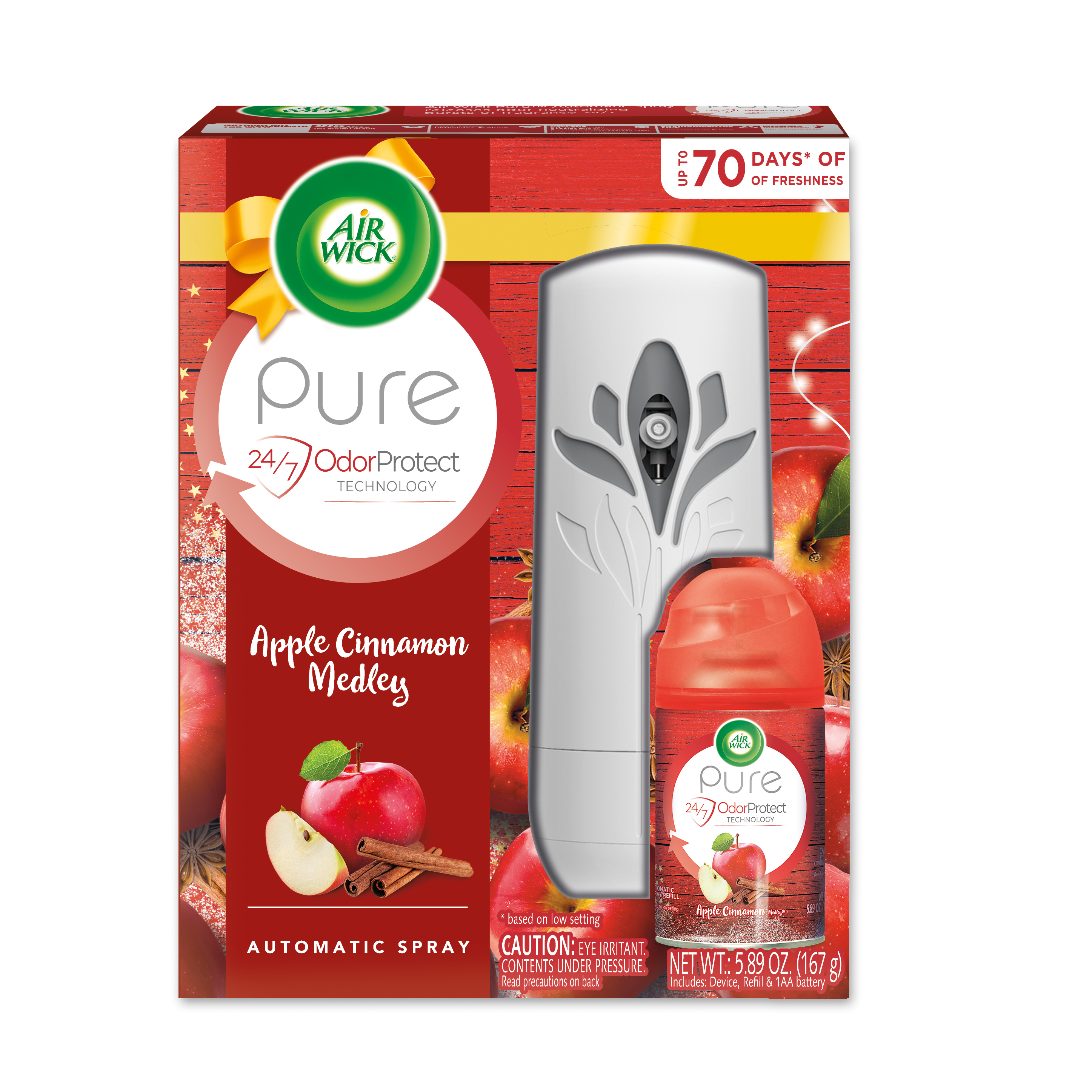 AIR WICK® Automatic Spray - Apple Cinnamon Medley - Kit (Discontinued)